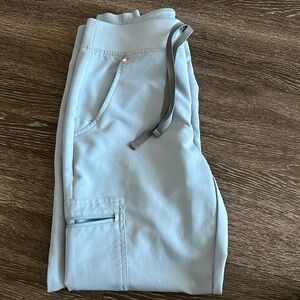 Figs dusty blue Zamora joggers XS/R